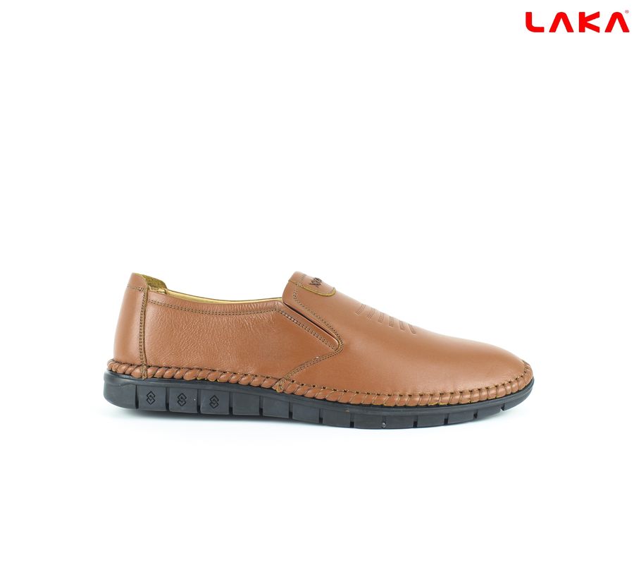 Giày lười nam da bò thật LAKA 111