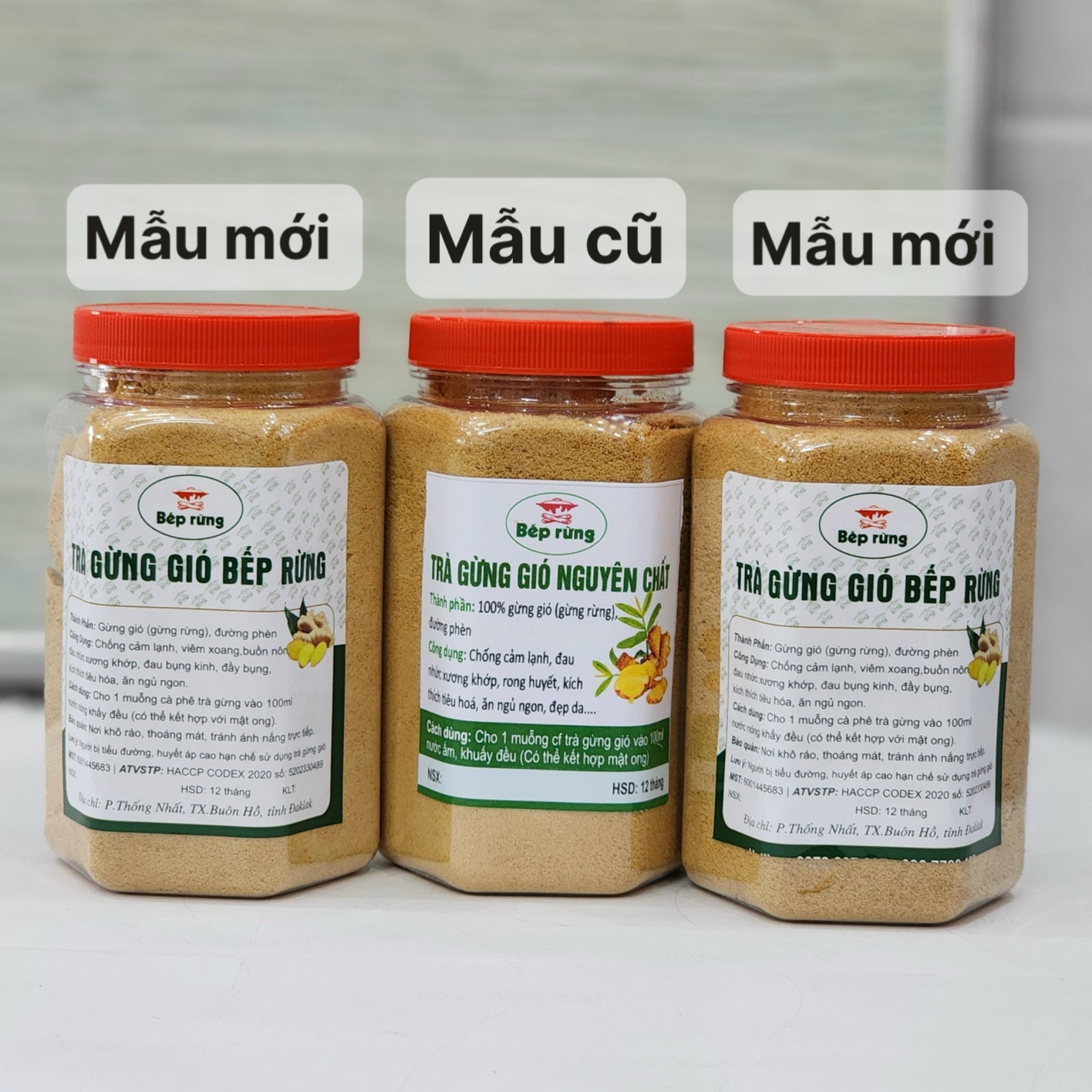 Trà Gừng Gió Bếp Rừng - Hũ 370g