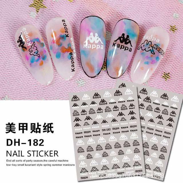 Sticker dán móng tay Thương hiệu nổi tiếng
