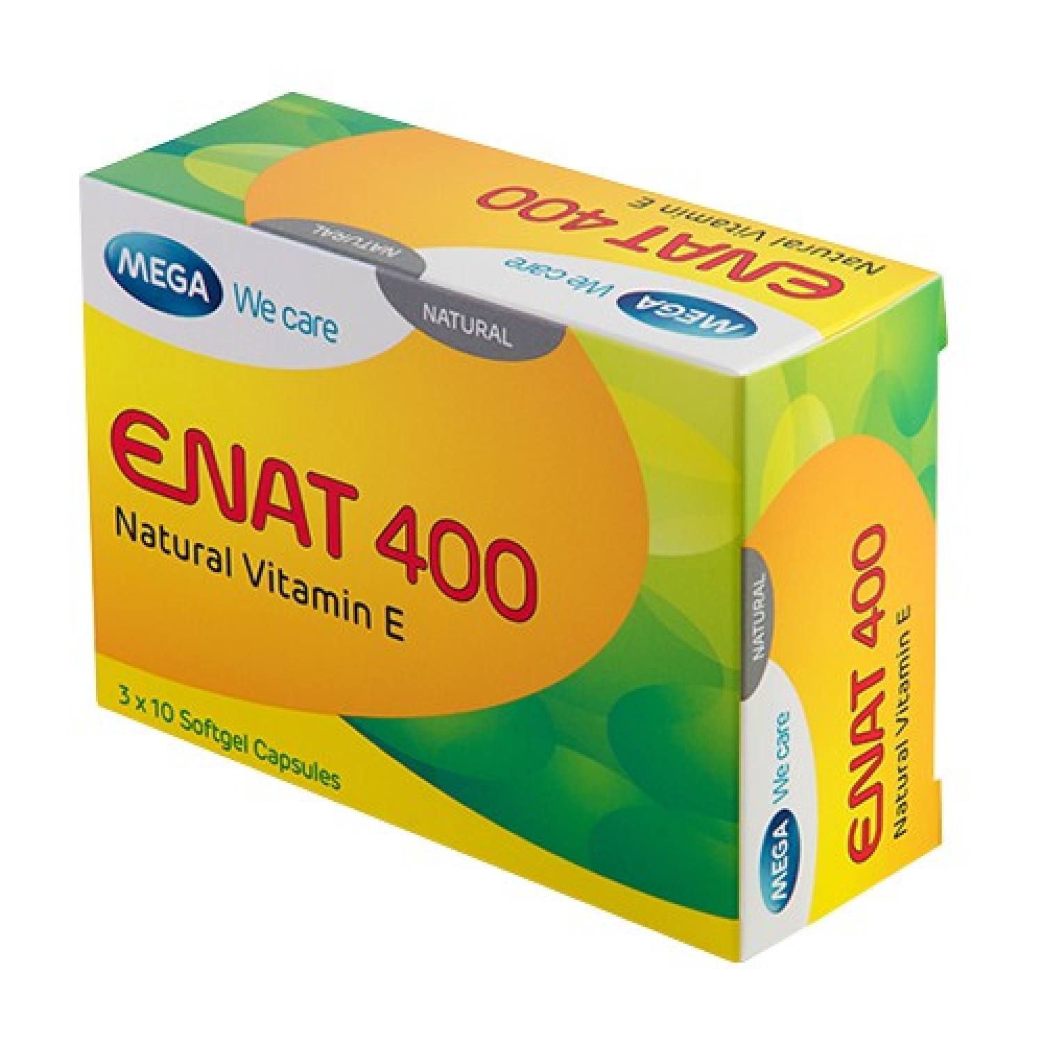 Natural Vitamin E 400 Mega We care - Enat 400