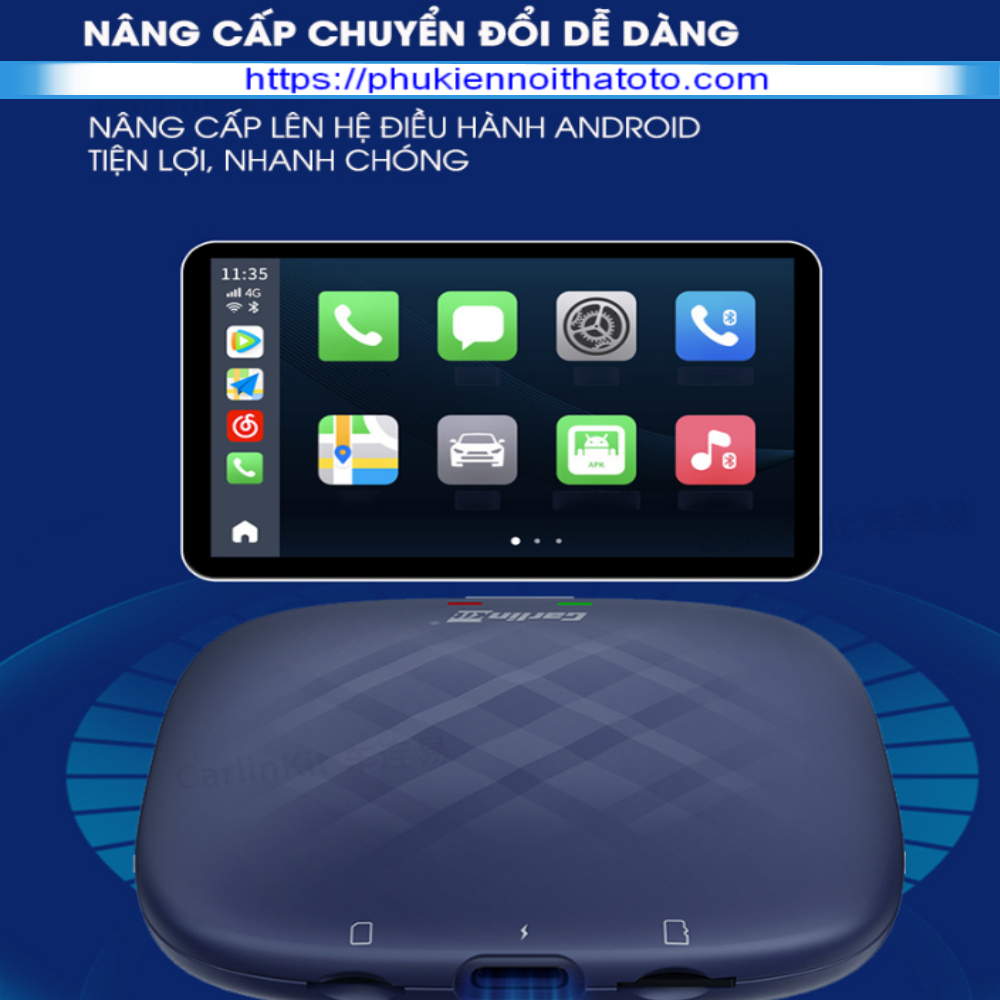 Android box CarlinKit Tbox Plus Ram 6Gb Rom 128Gb  Vietmap S2