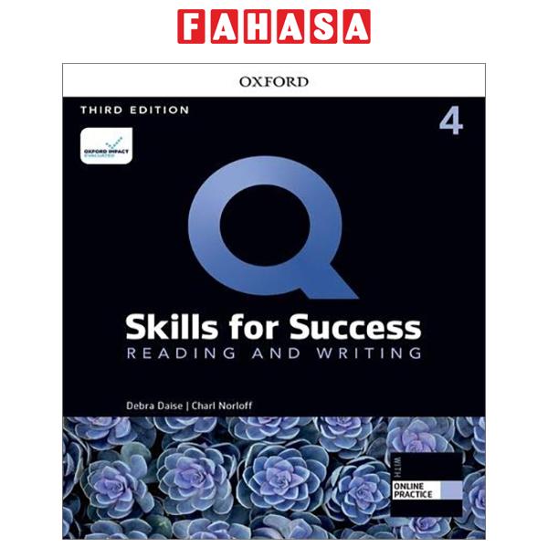 Fahasa - Q: Skills For Success: Level 4: Reading And Writing Student Book With iQ Online Practice - 3rd Edition