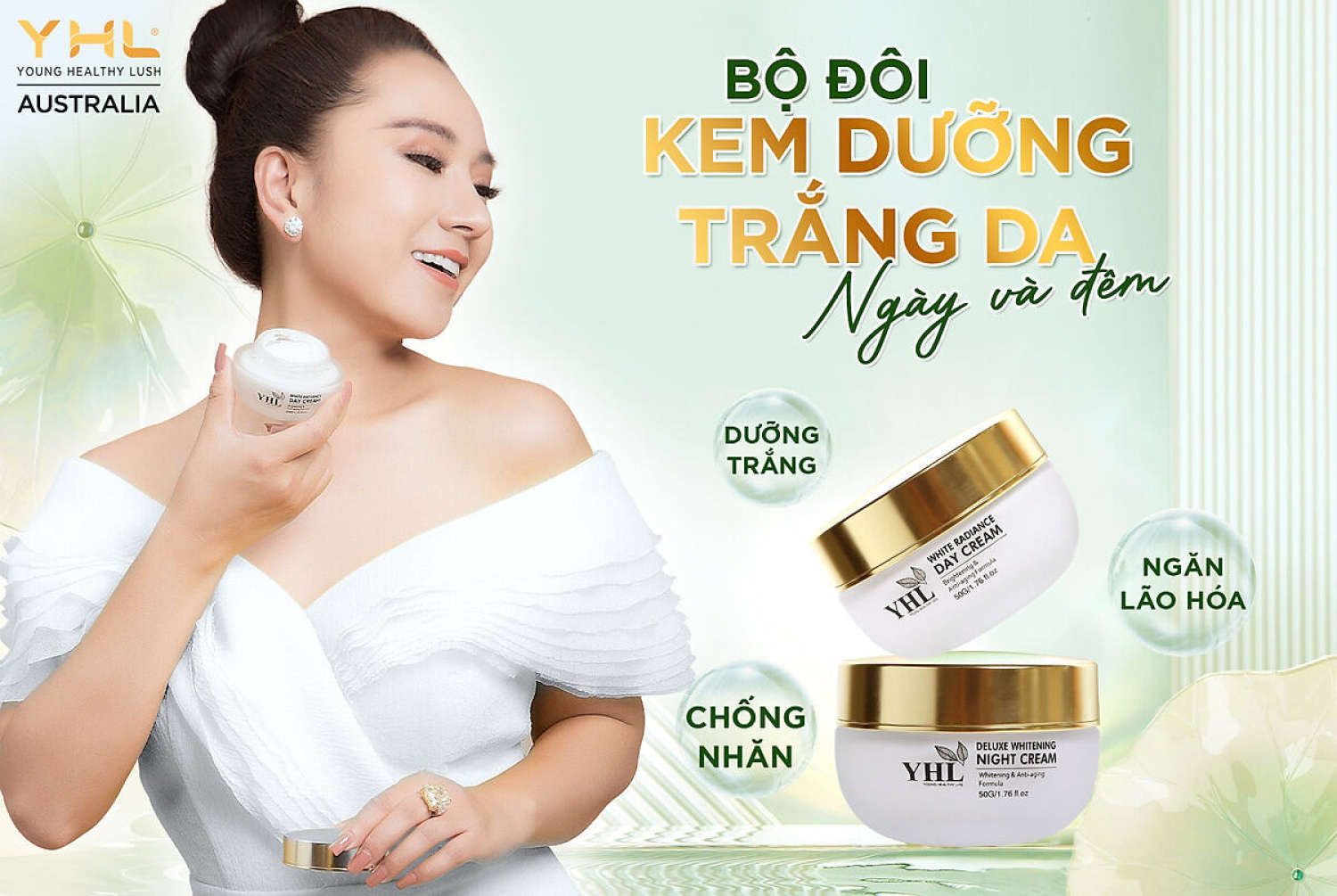 KEM DƯỠNG DA NGÀY ÚC YHL[ CHÍNH HÃNG SX TẠI ÚC]