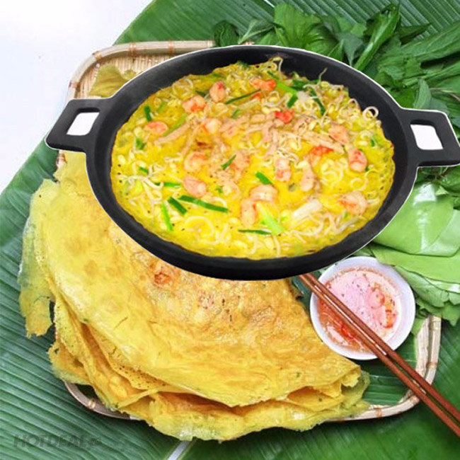 [HCM]Chảo Gang Bánh Xèo