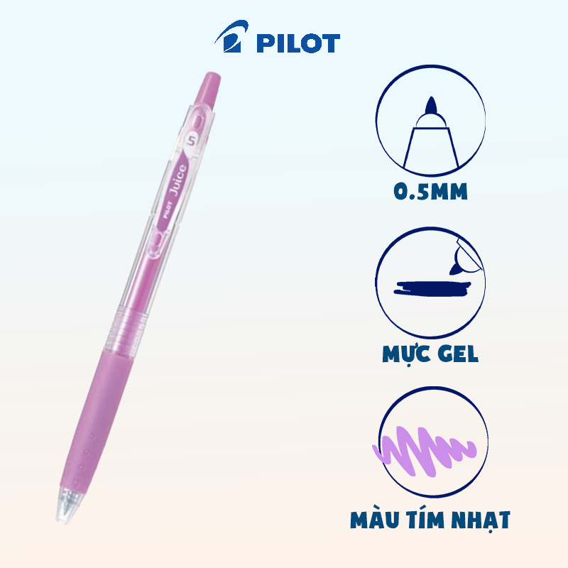 Bút Gel Pilot Juice mực xanh/ đỏ/ đen/ tím