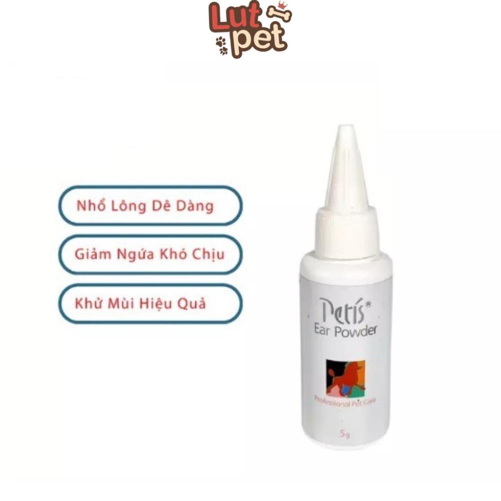 Bột nhổ lông tai chó mèo Petis