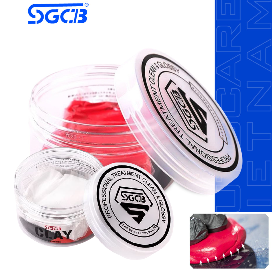 Đất Sét SGCB Chuyên Tẩy Bụi Sơn ,Bùi Sét Rỉ Sét Phân Chim (Đỏ) SGGE003