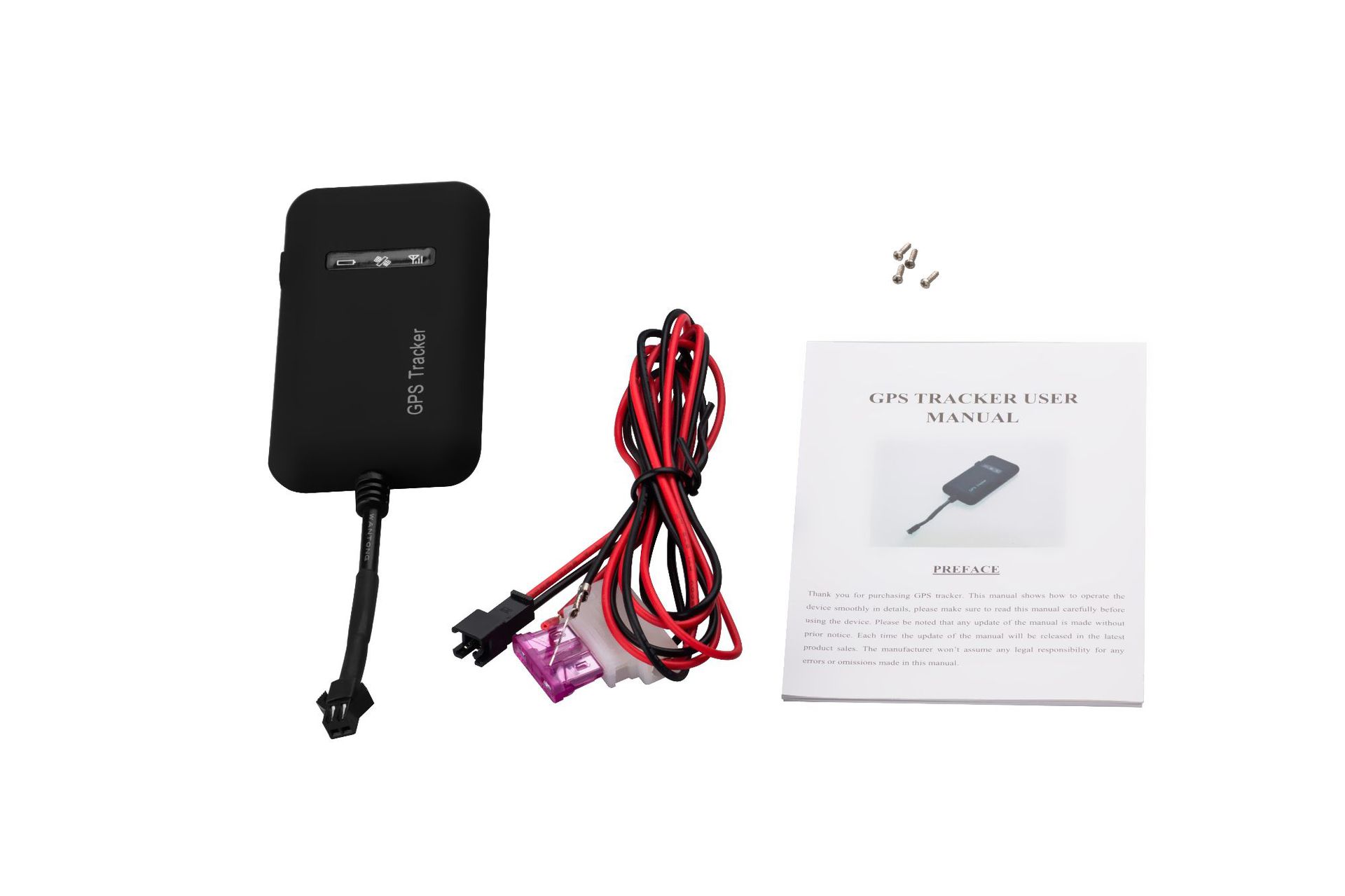 Car GPS Tracker anti-theft locator with power cord and screws fast delivery