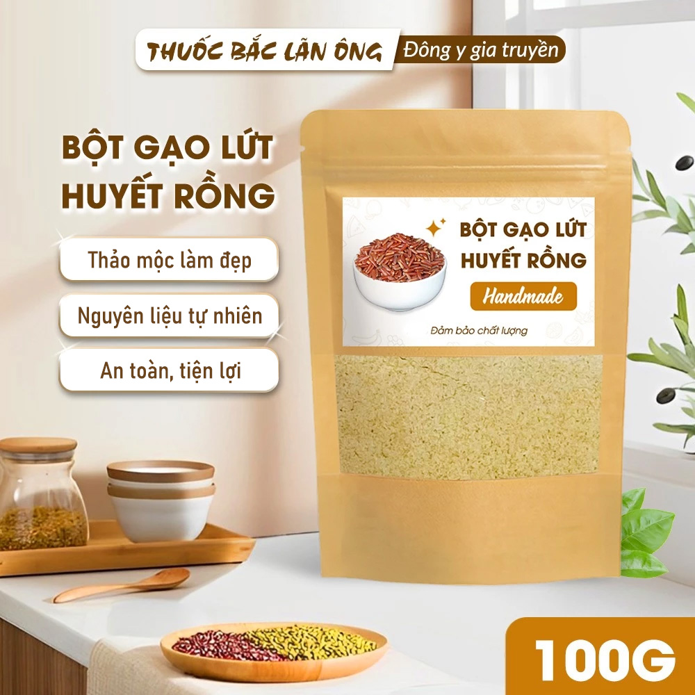 Bột Gạo Lứt 100g (Gạo Đã Rang Thơm)
