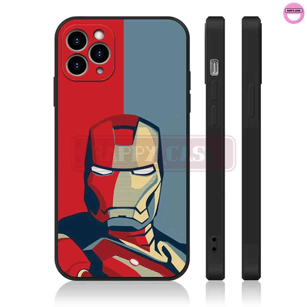 Ốp iPhone HR086 Hình Sắt Man Chống Sốc iPhone Happy Case