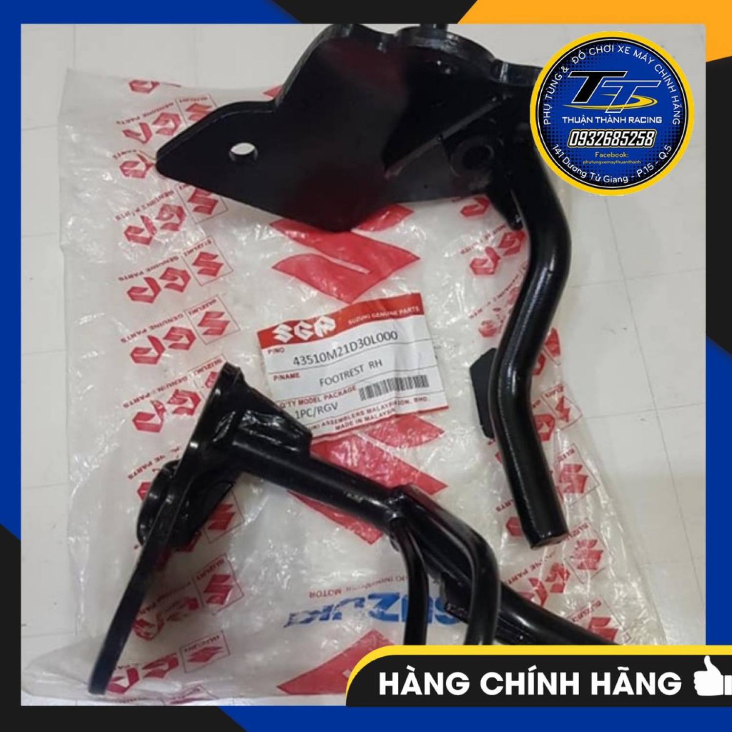 Gát chân trước sắt sport RGV