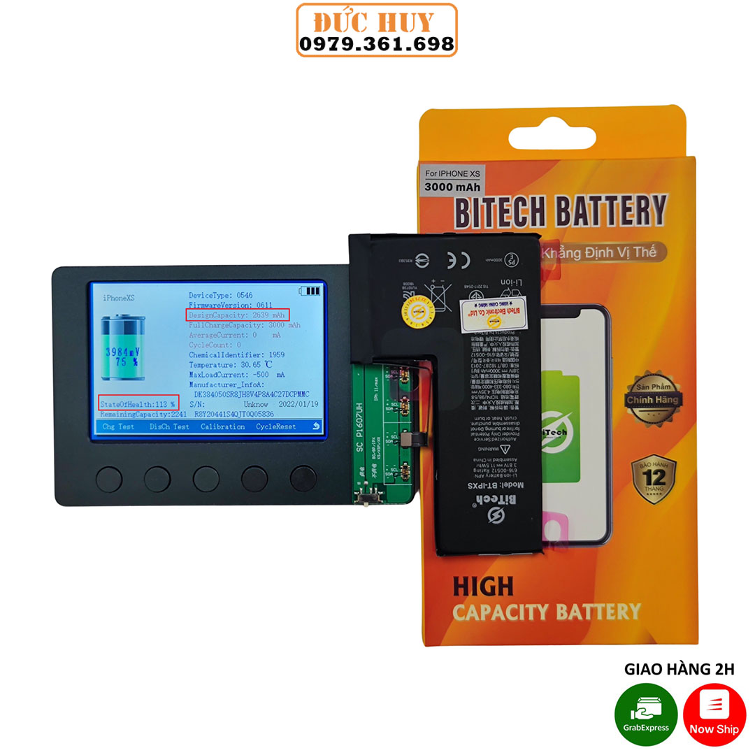 Pin Điện Thoại XS BiTech BT-IPXS ( Dung Lượng 3000 mAh)