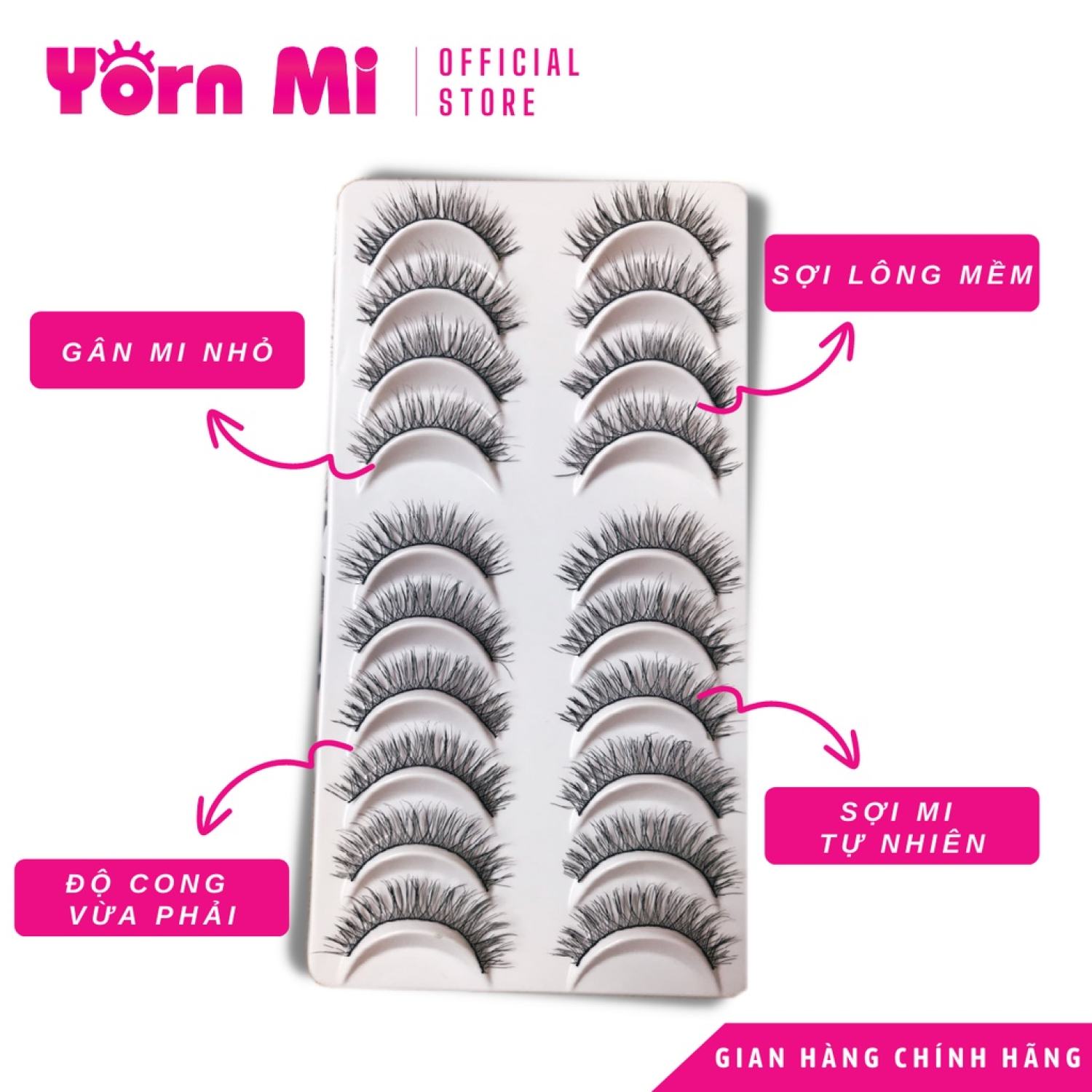 LÔNG MI GIẢ Kazumi D2 SỢI MẢNH MAI