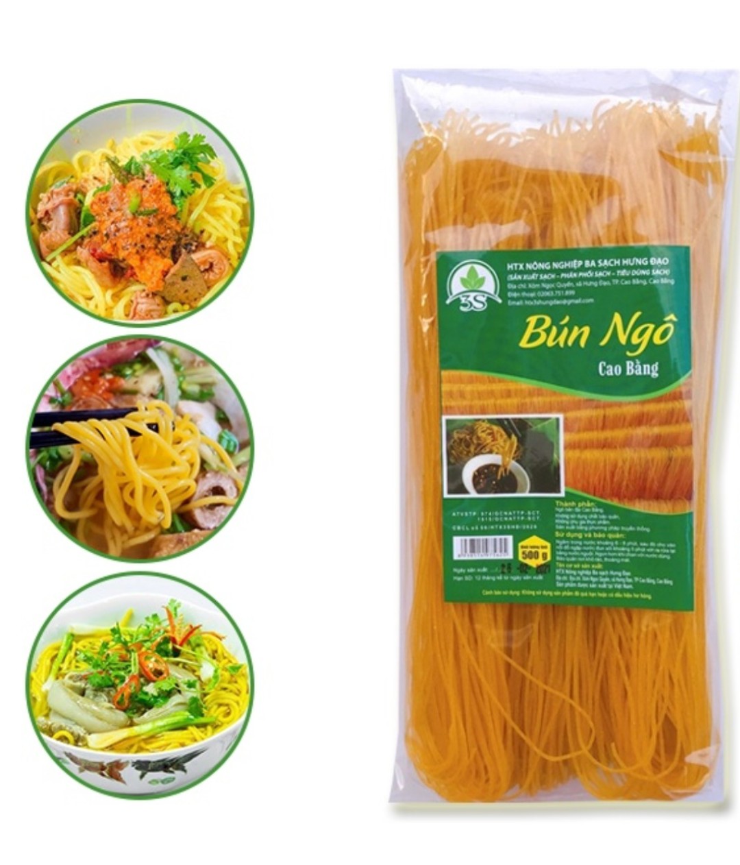 500g Bún ngô đặc sản Cao Bằng giàu dinh dưỡng