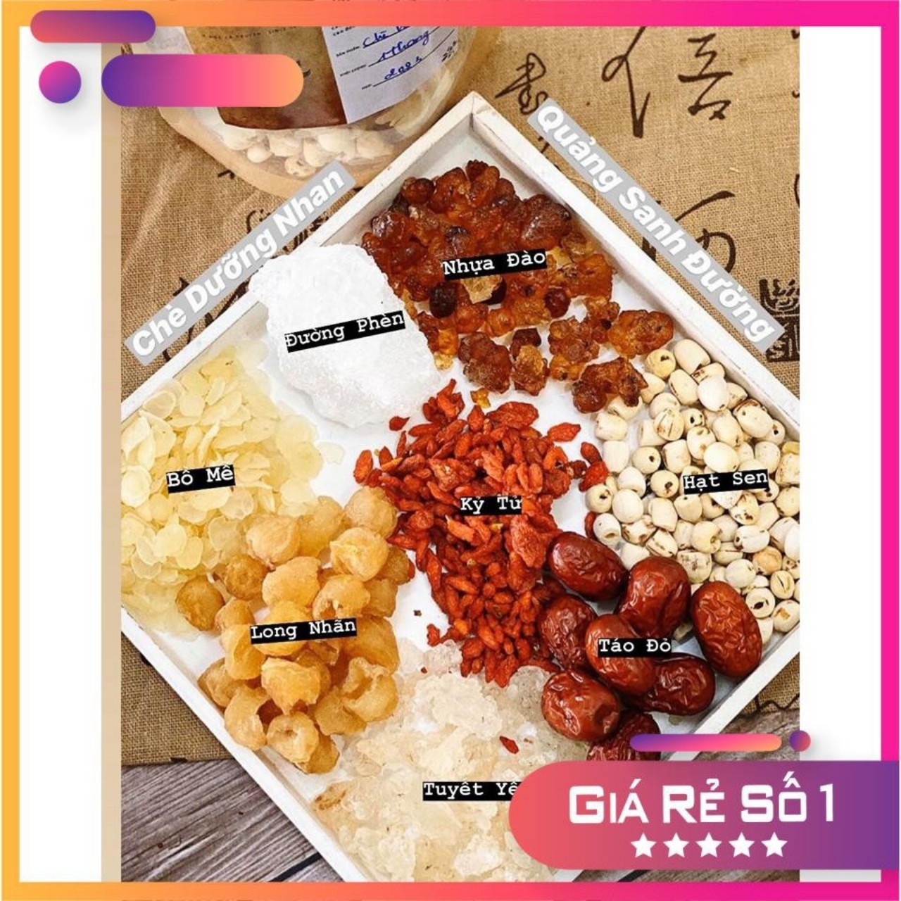 5 SÉT ĐẶC BIỆT CHÈ DƯỠNG NHAN (14 VỊ/6 NGƯỜI ĂN/SÉT)