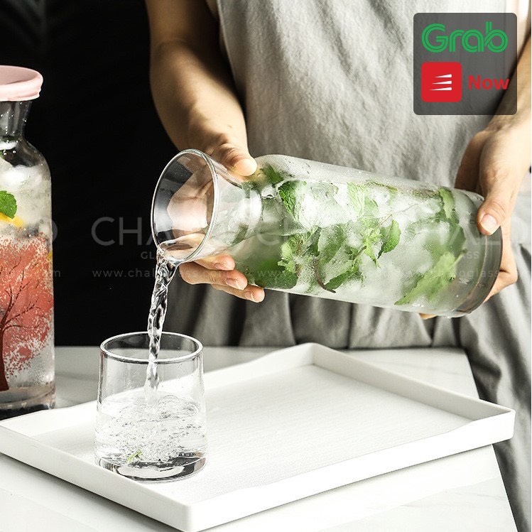 BÌNH THUỶ TINH PASABAHCE 700ML - 1000ML, BÌNH THUỶ TINH ĐỰNG NƯỚC