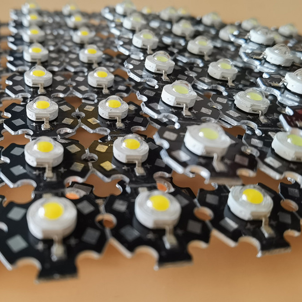 Bóng đèn Led, Chip Led 3V-3.7V Luxeon đã hàn sẵn đế tản nhiệt 20mm, Thay thế đèn Led rọi, Đèn pin, Đèn đọc sách, Đèn học và làm việc
