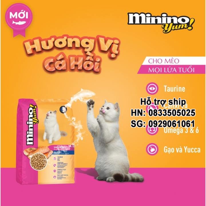 Hanpet - KEOS Minino thức ăn cho mèo mọi lứa tuổi