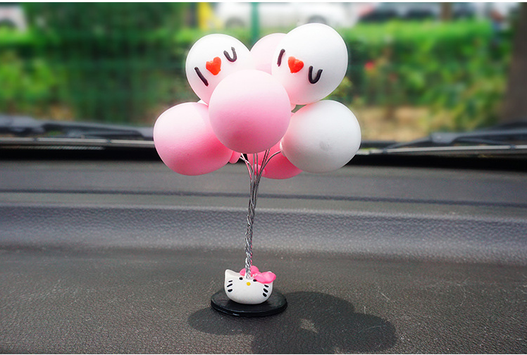 [HCM]Decor bóng bay I LOVE  YOU  trang trí taplo ô tô táp lô xe hơi ( hàng loại 1)
