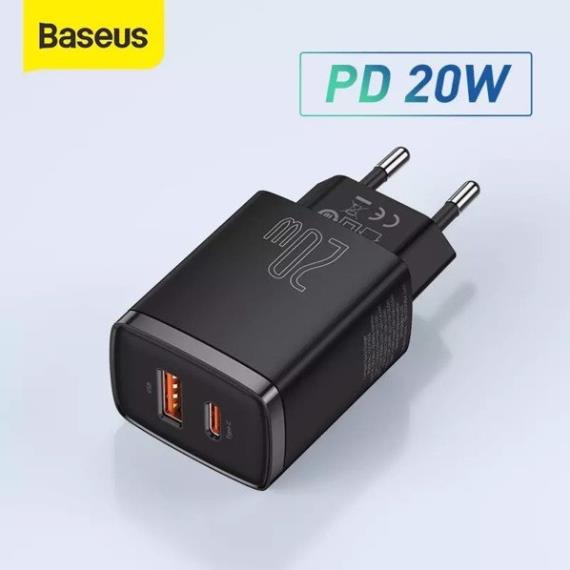 Cốc sạc nhanh siêu nhỏ gọn Baseus Compact Quick Charger 20W