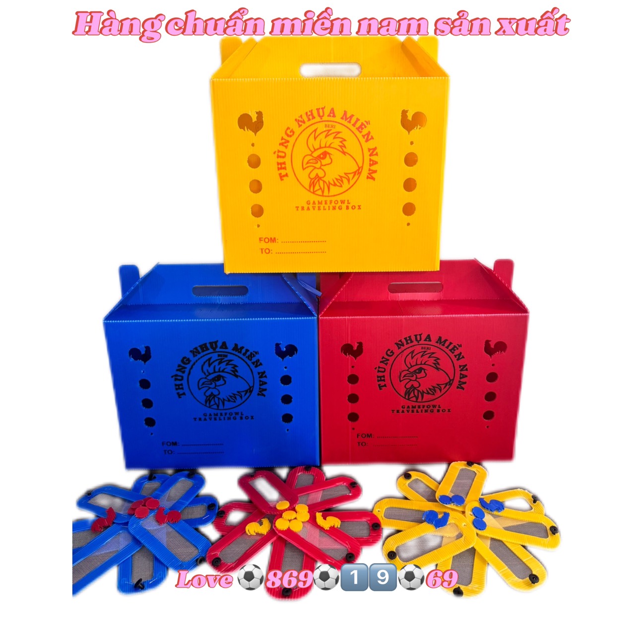 THÙNG NHỰA GÀ ,thùng gà, thùng nhựa, thùng nhua gà ngủ,thùng nhựa thú cưng, thùng vận chuyển gà @thùngMÀU NGẨU NHIÊN