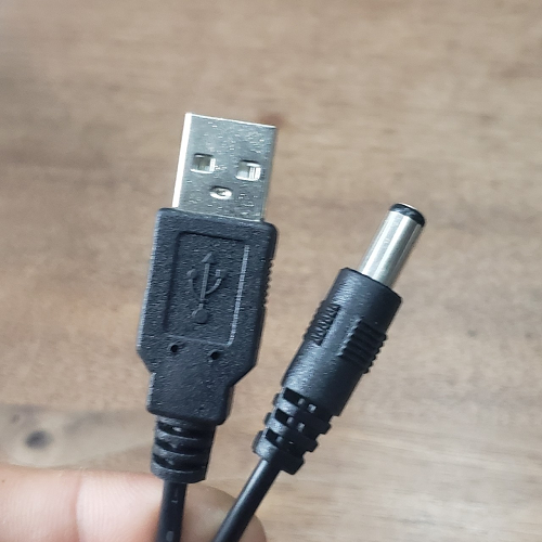 Dây cáp USB sang cổng DC 5.5 x 2.1 mm