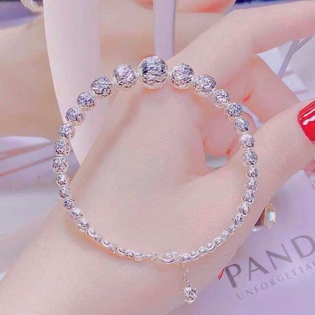Beautiful women bracelets pearl bracelets lovely women bangle crystal cuff bracelet high grade diamond bracelets 24k gold bangle wedding jewelry fashion white gold plated sterling silver bracelet for women Gado fd9221-non black promise