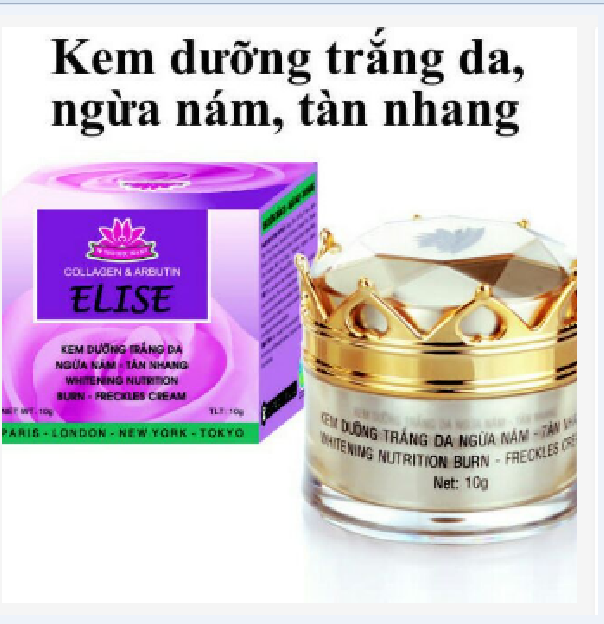 Kem elise trắng dangừa námtàn nhang 10g