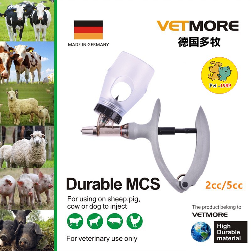 Xilanh đức vetmore tự động 2cc 5cc pet-1989
