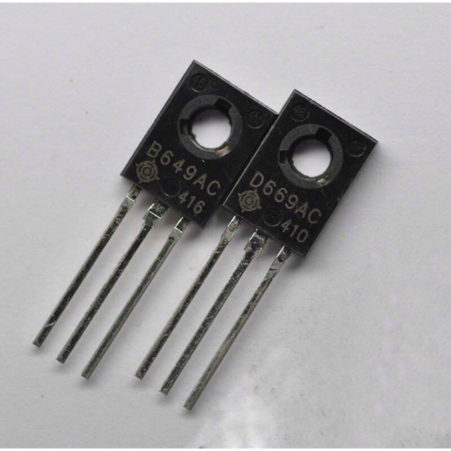 Set 5 cặp sò transistor công suất d669 và b649