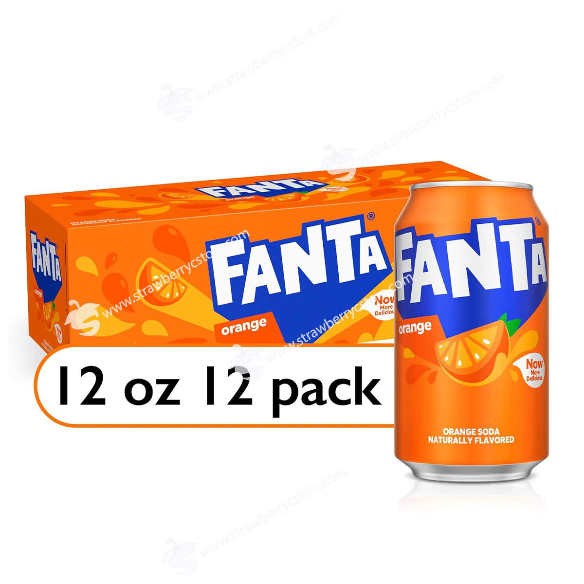 Nước Ngọt Có Gas Vị Cam Fanta Orange Soda Fruit Flavored Soft Drink