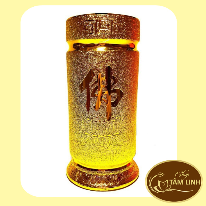 Ống đựng nhang kim sa vàng nhiều size