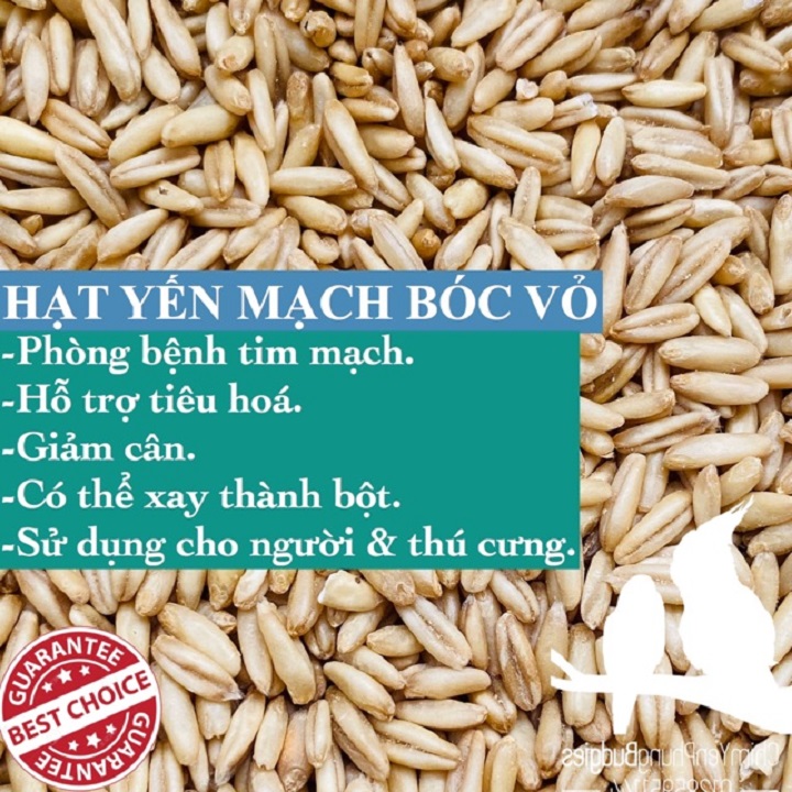 500G YẾN MẠCH HỮU CƠ (ĐÃ TÁCH VỎ)