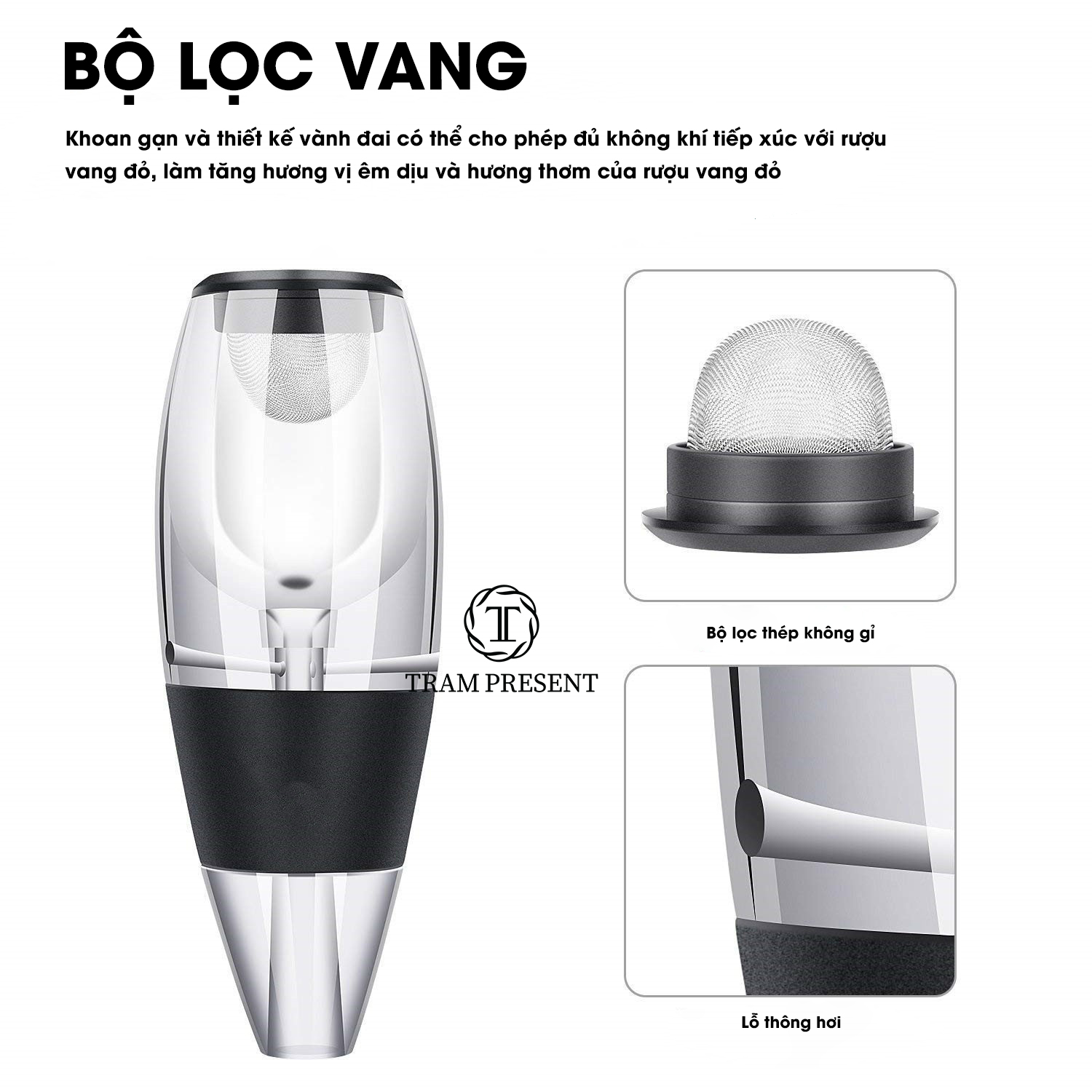 Bộ Lọc R.ượu Vang - Magic Decanter MG 002