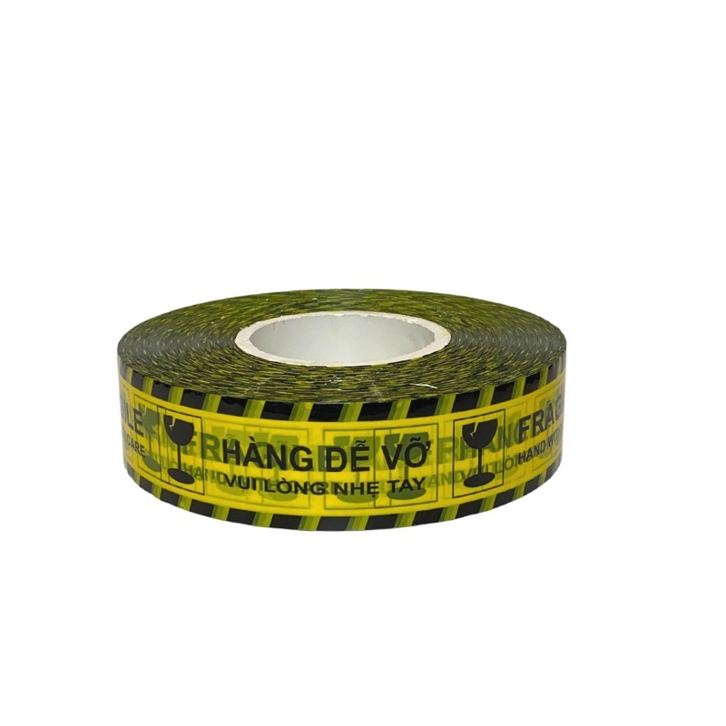 Băng keo in chữ Hàng dễ vỡ - 100yard( 1 cuộn)