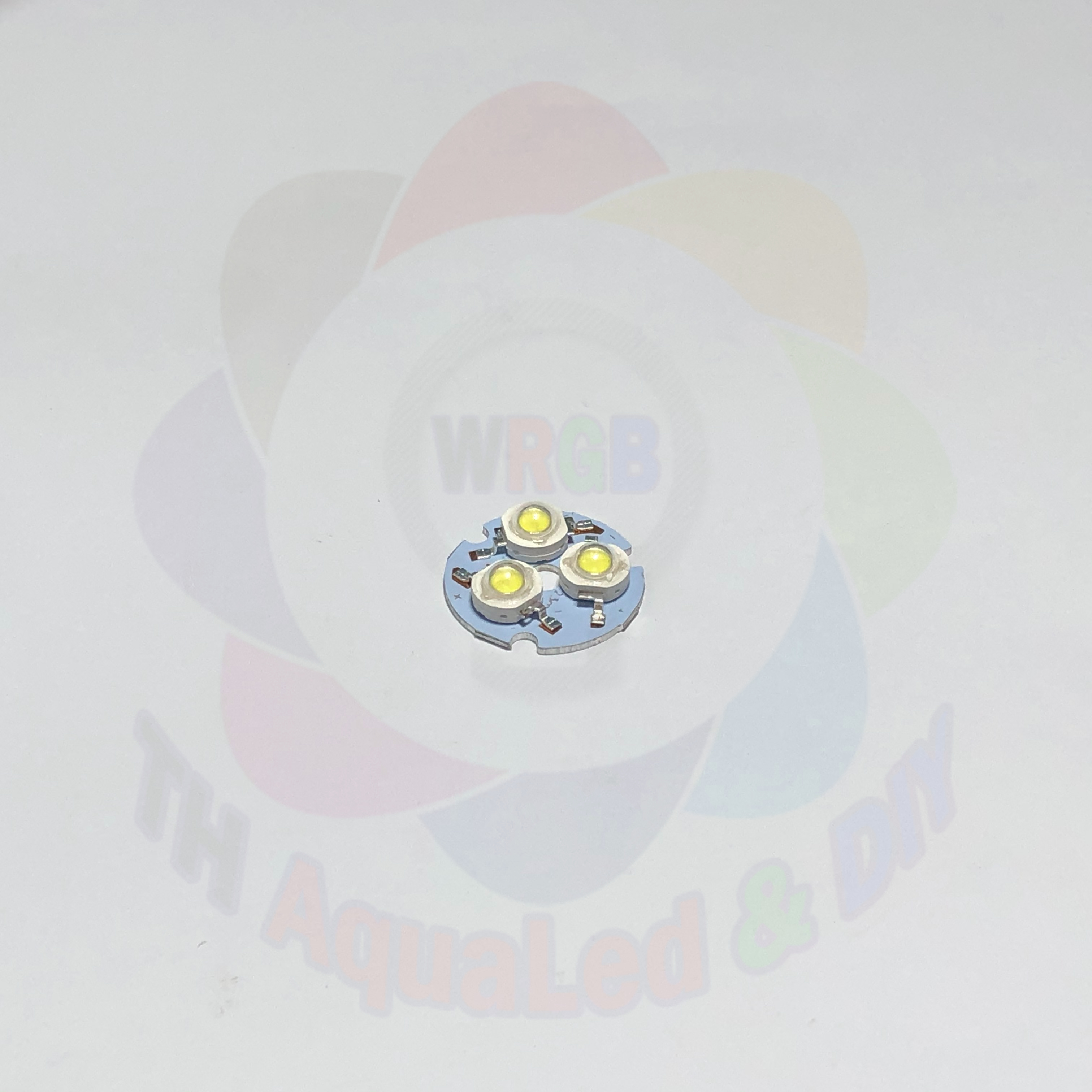 Mạch 3 LED Luxeon đế mạch 3 vị trí nối tiế dùng nguồn 9 volt cho đèn LED Luxeon mạch chuẩn dày chất lượng ít hao nguồn. Combo 5 cái