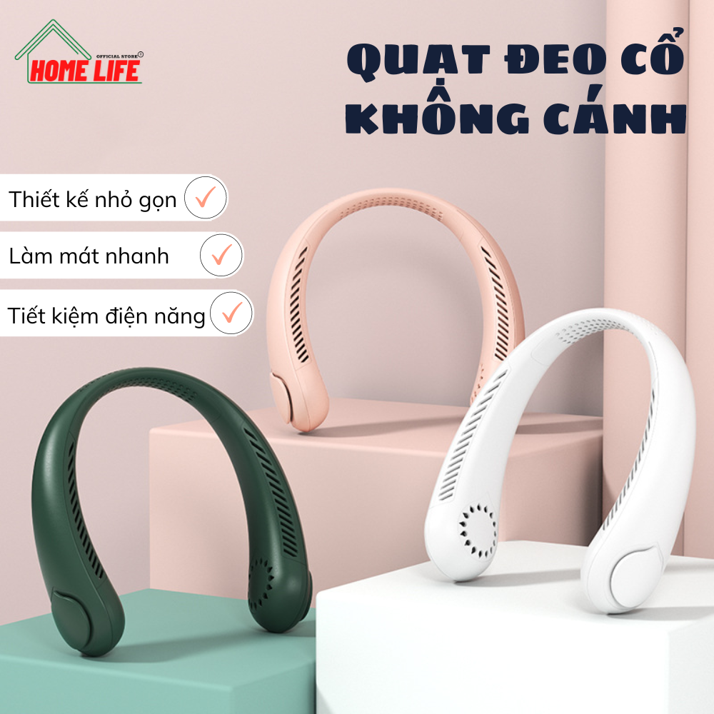 Quạt đeo cổ không cánh cầm tay pin khủng 3000mah không cánh 3 chế độ mô phỏng gió tự nhiện, tốc độ gió linh hoạt tốc Độ nhanh có thể xoay 360 °, Quạt Làm Mát Thể Thao Quạt Làm Mát Cá Nhân Quạt Đeo Cổ Mini