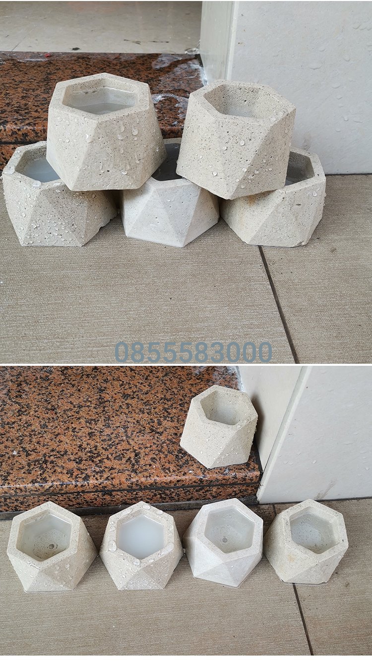 Khuôn đúc chậu cảnh mini để bàn(khuôn chậu ABS có lòng trong)