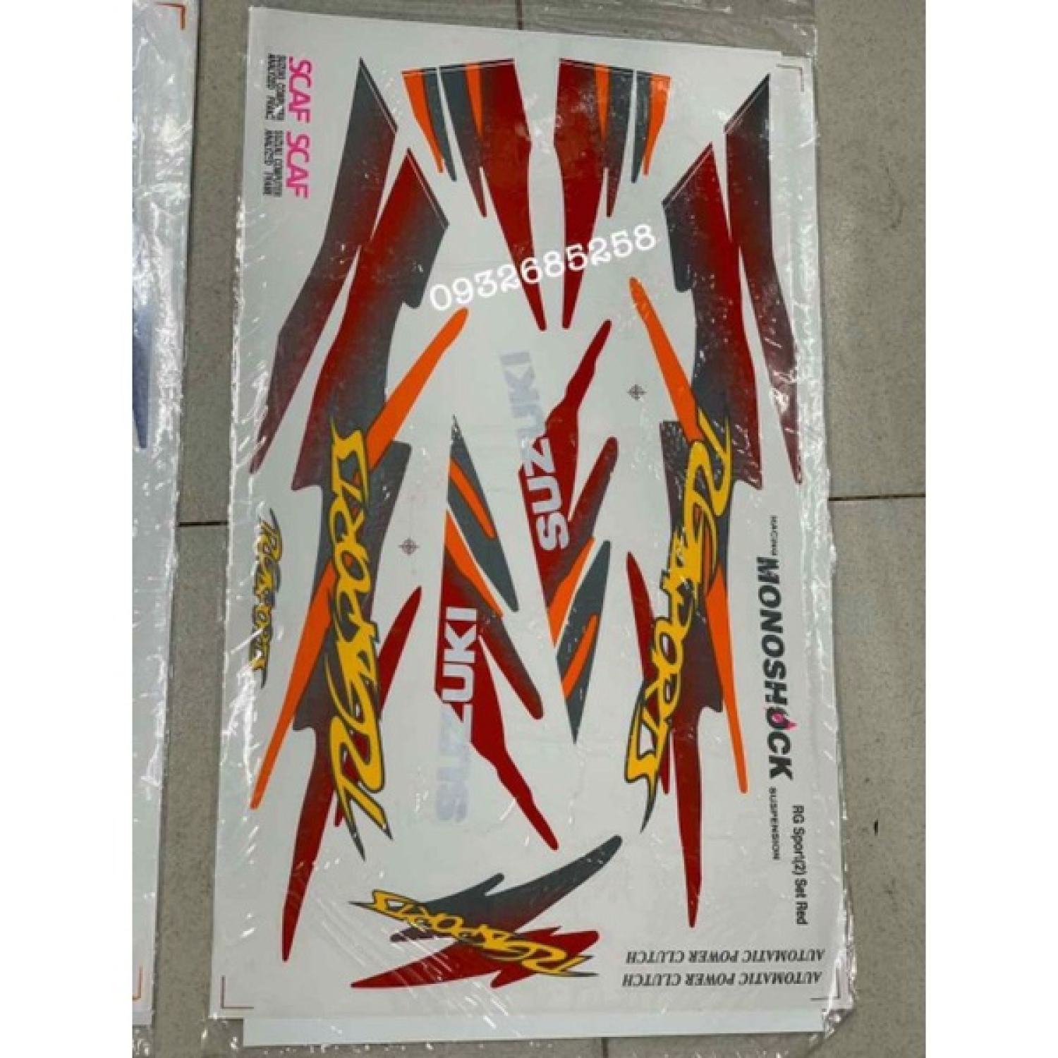 Tem mây sport 110 đỏ - xipo