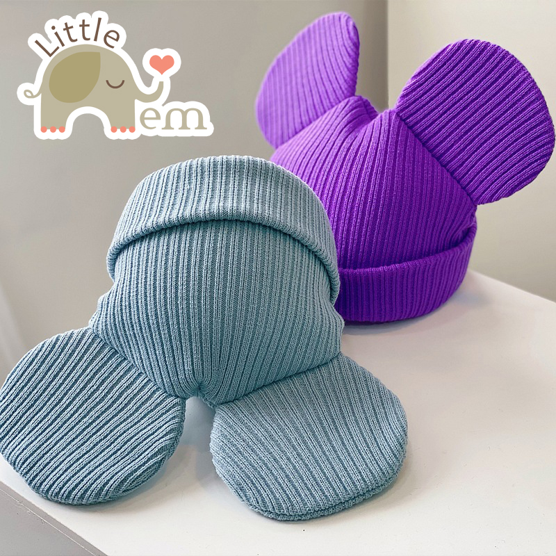 Mũ bé trai/ bé gái kiểu dáng Hàn Quốc - Mickey len