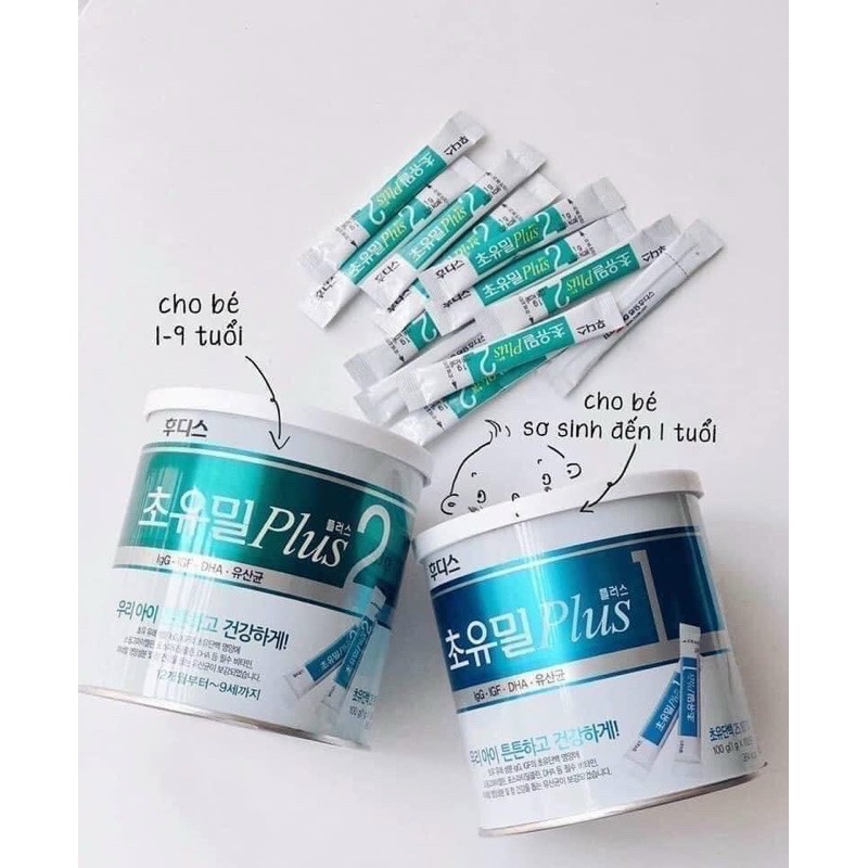 Sữa non ildong plus số 1, 2 hộp 100g - hộp 100 gói số 1