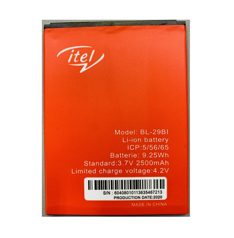 Pin ITEL S33 BL-29BI BL-29AI