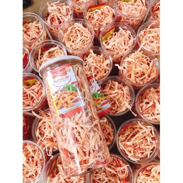[ HOÀN TIỀN 10% ][HCM]100gr mực xé sợi hấp nước dừa