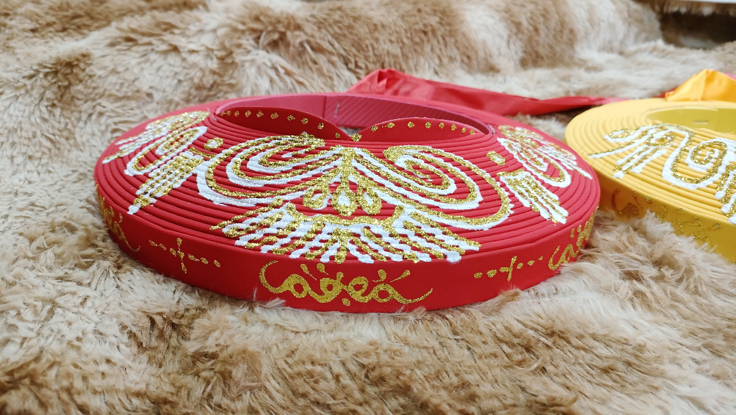 khăn xếp, khăn mấn đội đầu, khăn đội đầu áo dài, khăn xếp đám cưới -  Hoàng Kim Anh