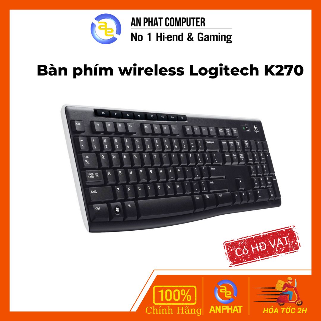 Bàn phím wireless Logitech K270