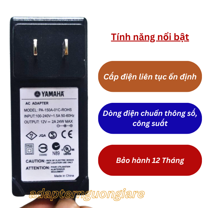 Adapter nguồn đàn Organ yamaha PSR-E403 E413 E423