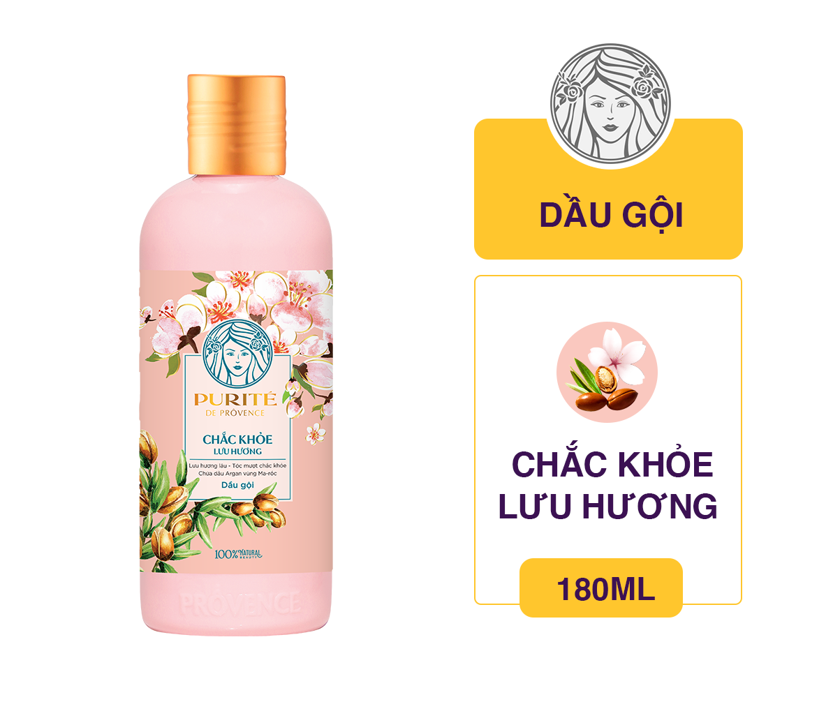 Dầu Gội Chắc khỏe Lưu hương 180ml