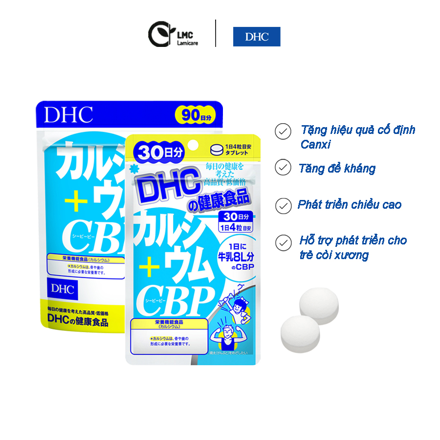Viên uống canxi DHC Calcium + CBP