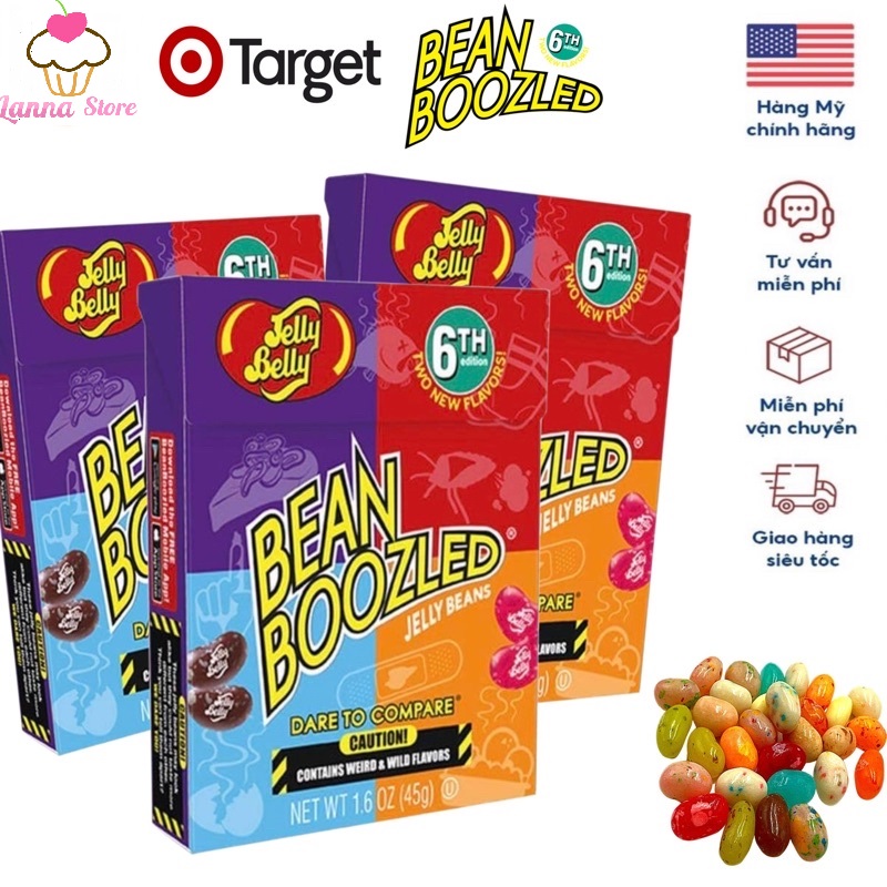【HÀNG CHUẨN MỸ MÙA 6 Kẹo thối thúi Jelly Belly Bean Boozled Mỹ hộp 45 gr