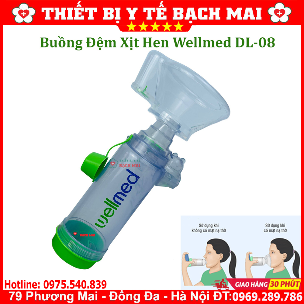 Buồng Đệm Xịt Hen Wellmed DL-08